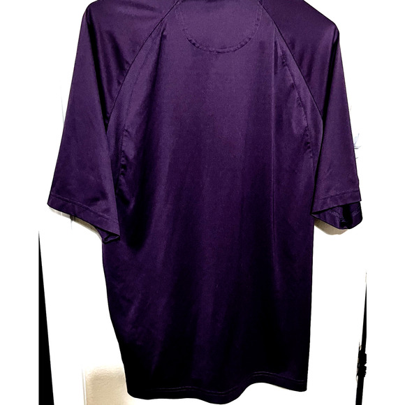 Greg Norman ML75 Polo Golf Shirt Play Dry Men's Small Purple Performance - Picture 6 of 6